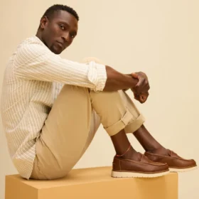 Men Navi TRVL LITE Havana Loafer