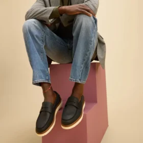 Men Navi TRVL LITE Havana Loafer