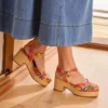 Women Isla Peep Toe Heeled Sandal