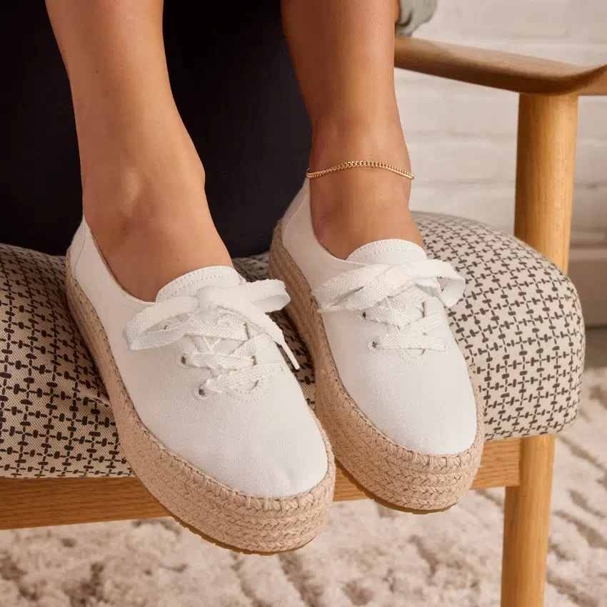 Women Valencia Lace-Up Platform Espadrille Women Valencia Lace-Up Platform Espadrille