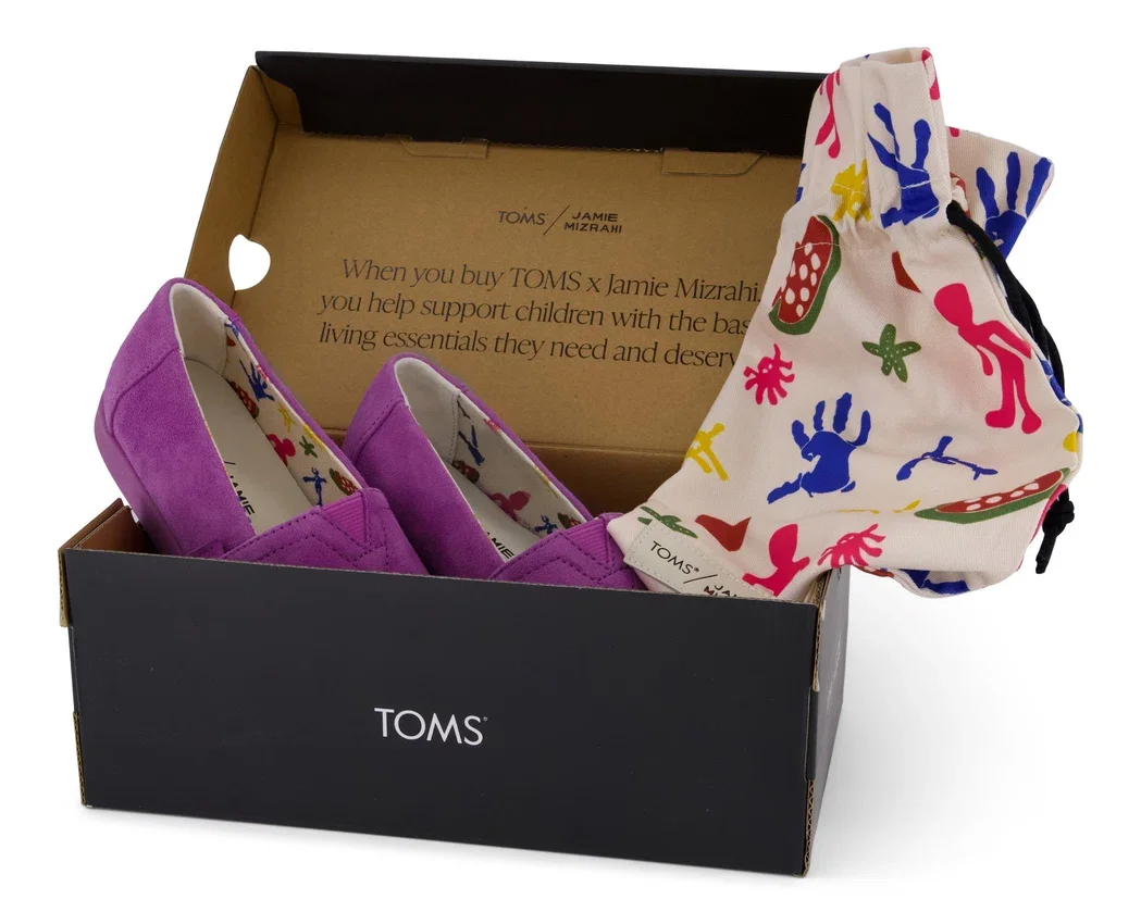 Youth TOMS x Jamie Mizrahi Alpargata Classic Kids Shoe Youth TOMS x Jamie Mizrahi Alpargata Classic Kids Shoe